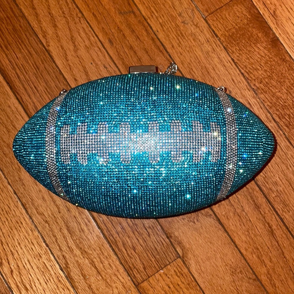 Selling a brand new women’s football purse. Inspired by Judith Lieber.